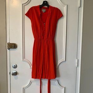 Cheerful Red Dress by Maeve